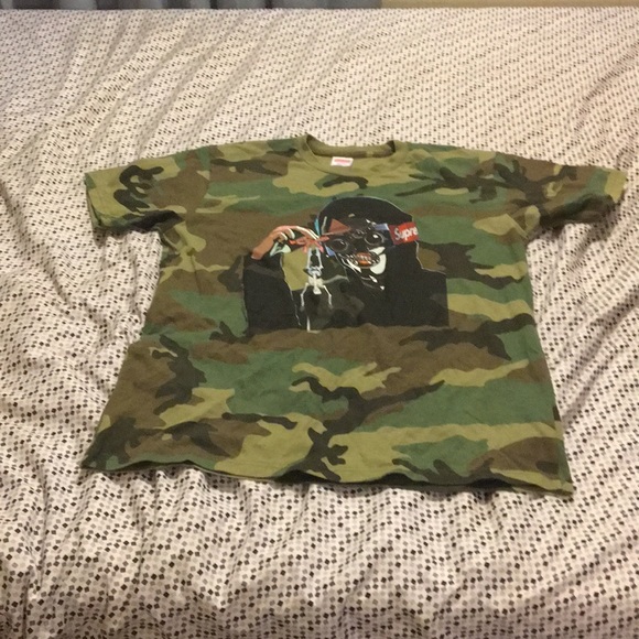 supreme creeper tee camo